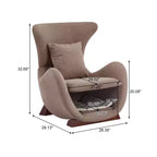 Christopher Knight Home Hudson Modern Fabric Upholstered Accent Chair with Pet Nook and Storage Space