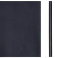 vidaXL Garden Privacy Screens 2 pcs Dark gray 1377.9 x 7.5 PVC - 1377.9 x 7.5 Dark gray 1