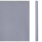 vidaXL Garden Privacy Screens 2 pcs Dark gray 1377.9 x 7.5 PVC - Matte Light Gray 1377.9 x 7.5 1