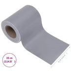vidaXL Garden Privacy Screens 2 pcs Dark gray 1377.9 x 7.5 PVC - Matte Light Gray 1377.9 x 7.5 1
