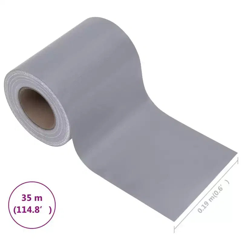 vidaXL Garden Privacy Screens 2 pcs Dark gray 1377.9 x 7.5 PVC - Matte Light Gray 1377.9 x 7.5 1
