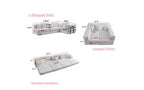 MooxvMoo 118.2 Modular L-Shaped Sectional Sofa Set, 118.2 Inch Oversized Couch with 6 Pillows, Upholstered Floor Sofa, Light Gray