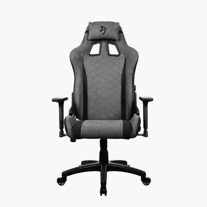Arozzi Avanti Soft Fabric Office and Gaming Chair with Soft Neck and Lumbar Support Pillows