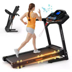 GDFStudio Velocity Folding Treadmill with LED Display and Manual Incline