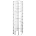 vidaXL Circular Gabion Pole Galvanized Steel 11.8x39.4