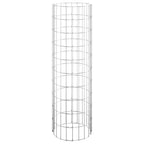vidaXL Circular Gabion Pole Galvanized Steel 11.8x39.4