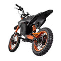 VEVOR Electric Dirt Bike for Teens Adults, 2000W Motor, 31 MPH Speed, 31 Miles Max Range, 48V 22.5Ah Battery, with Light, Display,Black