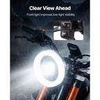 VEVOR Electric Dirt Bike for Teens Adults, 2000W Motor, 31 MPH Speed, 31 Miles Max Range, 48V 22.5Ah Battery, with Light, Display,Black