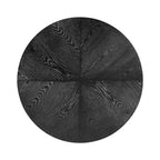 Christopher Knight Home Mustafa Modern Wood and Iron Round Coffee Table with Fluted Pedestal Base