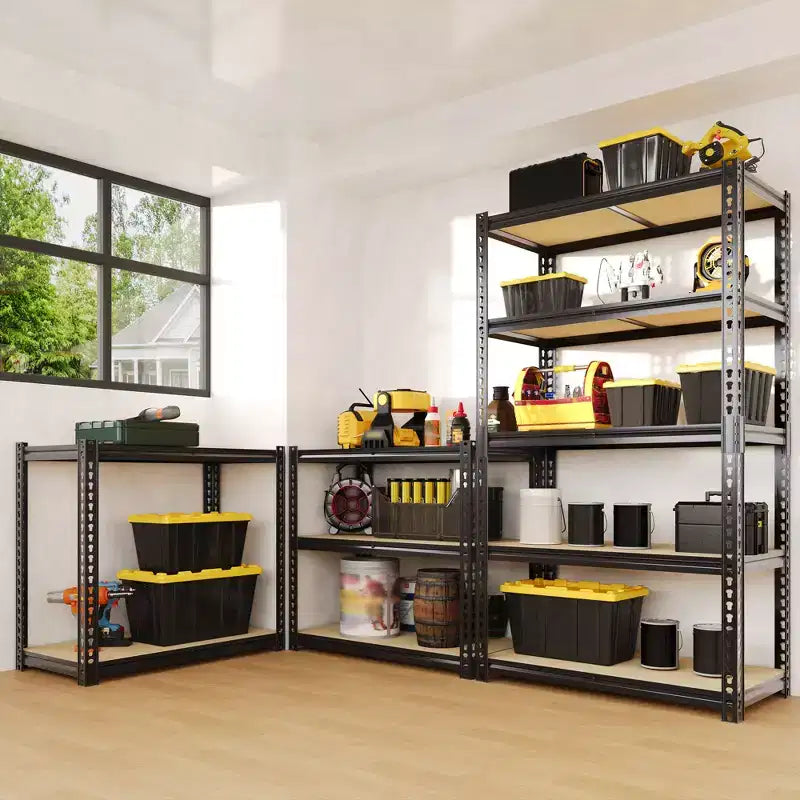 40x20x72 Heavy Duty Garage Storage Shelves, 5-Level Adjustable Steel Shelving Rack,2500 lb Capacity Utility Organizer