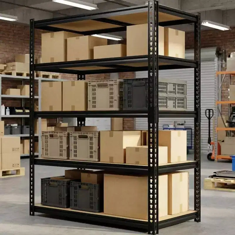 40x20x72 Heavy Duty Garage Storage Shelves, 5-Level Adjustable Steel Shelving Rack,2500 lb Capacity Utility Organizer