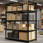 40x20x72 Heavy Duty Garage Storage Shelves, 5-Level Adjustable Steel Shelving Rack,2500 lb Capacity Utility Organizer