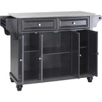HomeStock with Door and Shelves Kitchen Islands