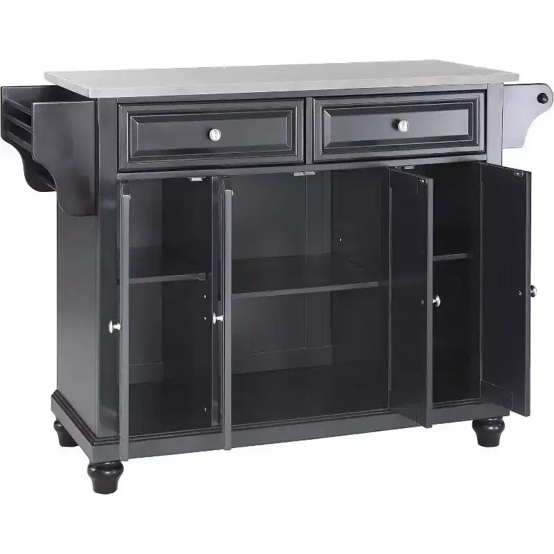 HomeStock with Door and Shelves Kitchen Islands