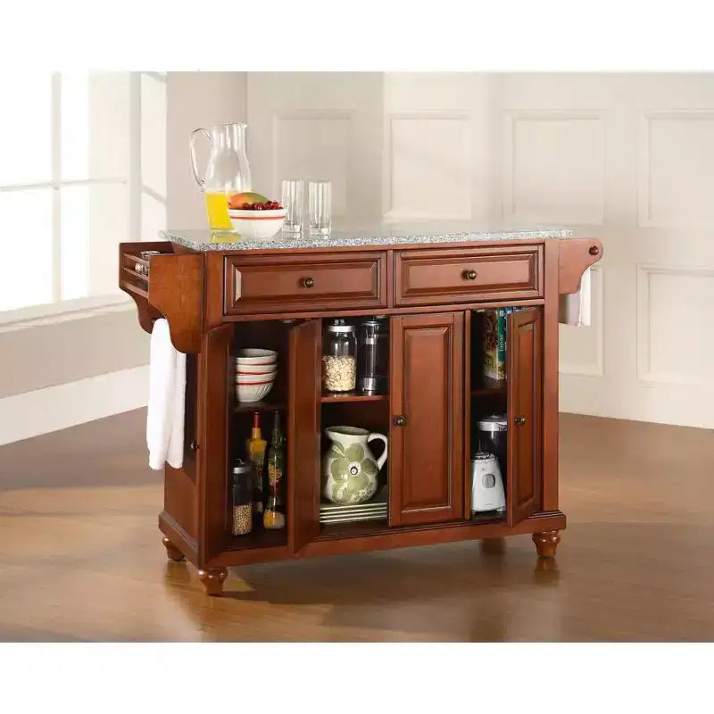 HomeStock with Door and Shelves Kitchen Islands