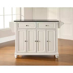 HomeStock with Door and Shelves Kitchen Islands