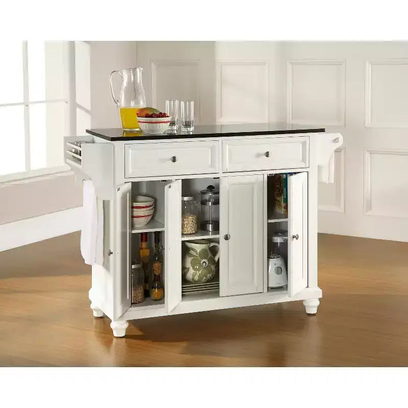 HomeStock with Door and Shelves Kitchen Islands