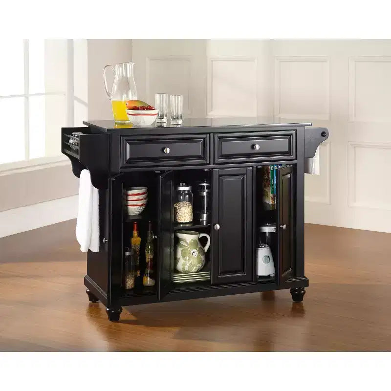 HomeStock with Door and Shelves Kitchen Islands