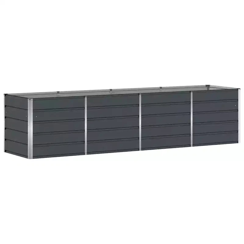 vidaXL Planter Anthracite 240 x 80 x 75 cm Steel