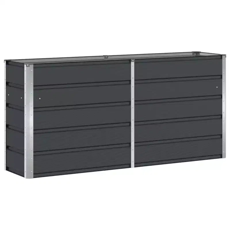 vidaXL Planter Anthracite 160 x 40 x 75 cm Steel
