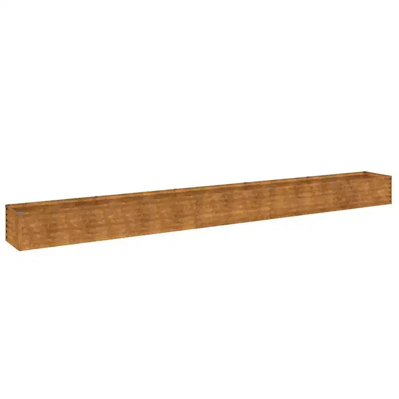 vidaXL Garden Raised Bed Rusty Corten Steel Large Decorative Inlays