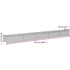 vidaXL Garden Raised Bed Rusty Corten Steel Large Decorative Inlays
