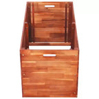 vidaXL Raised Bed Natural Acacia Acacia Wood 39.4 x 19.7 x 19.7 in
