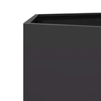 vidaXL Garden Planter Black Steel Large Durable Garden Planter