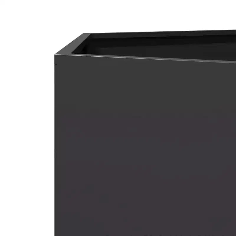 vidaXL Garden Planter Black Steel Large Durable Garden Planter
