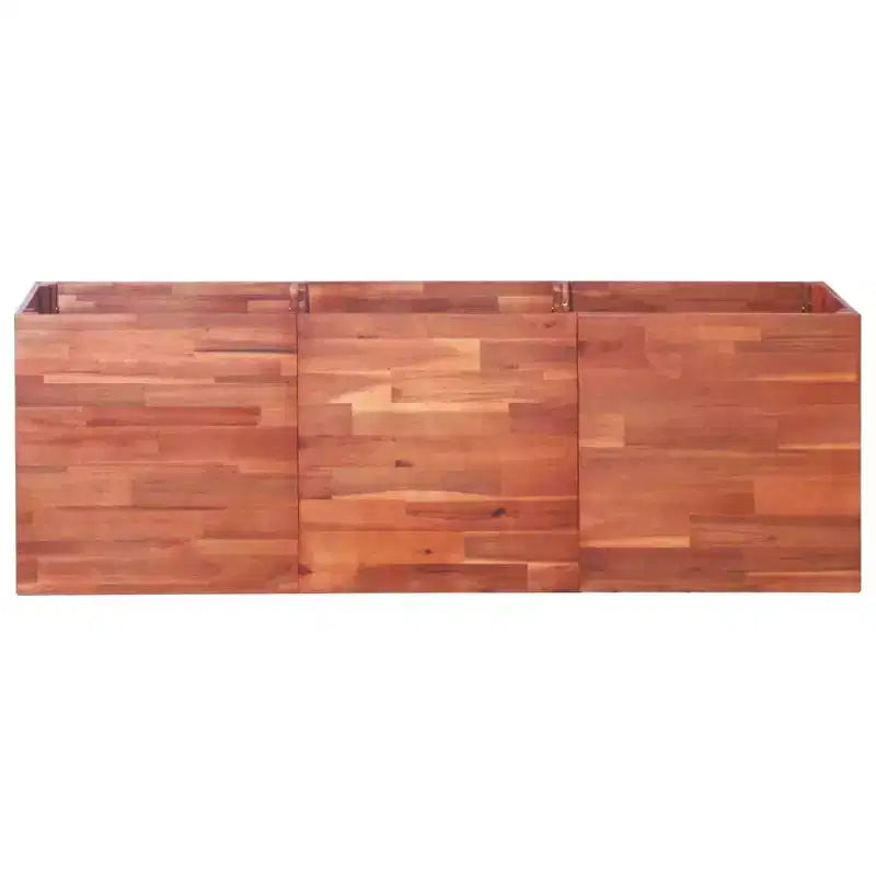 vidaXL Raised Bed Natural brown Solid Acacia wood Large Durable