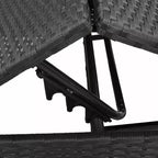 vidaXL Patio Sun Lounger Poly Rattan Standard Size