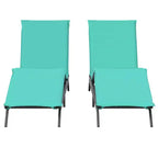 vidaXL Patio Sun Lounger Poly Rattan Standard Size
