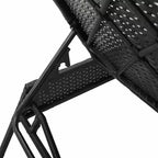 vidaXL Patio Sun Lounger Poly Rattan Standard Size