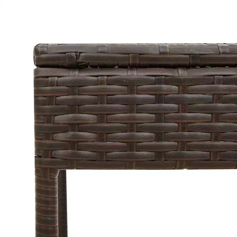 vidaXL Patio Sun Lounger Set PE rattan Extra Long Removable Covers