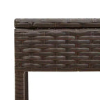 vidaXL Patio Sun Lounger Set PE rattan Extra Long Removable Covers