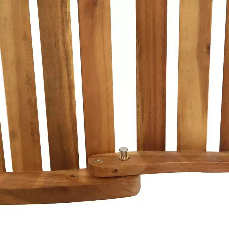 vidaXL Sun lounger21.65 x 72.44 x 25.20 in Solid Acacia Wood