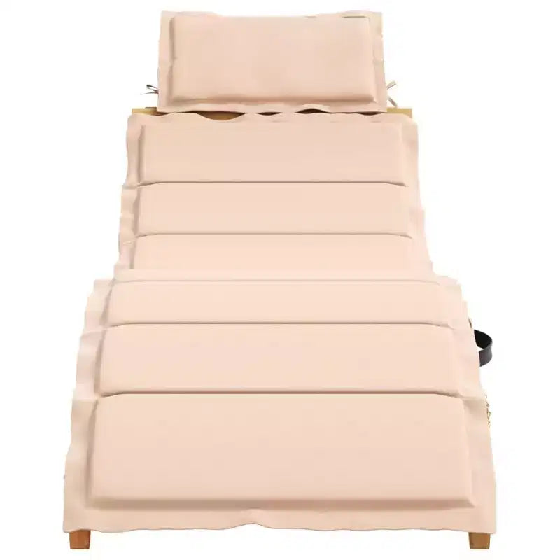 vidaXL Sun lounger21.65 x 72.44 x 25.20 in Solid Acacia Wood
