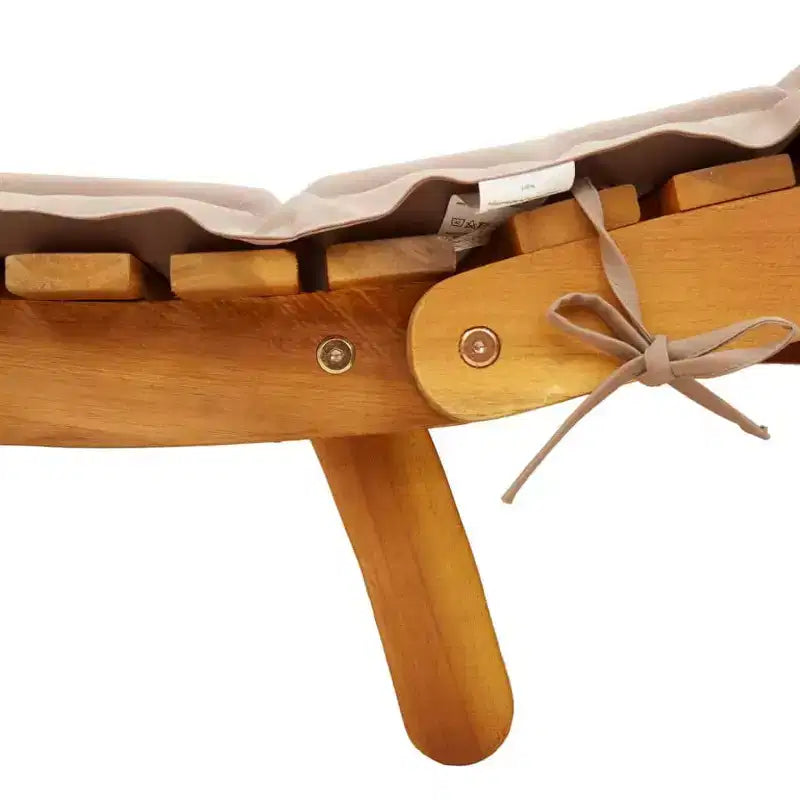 vidaXL Sun lounger21.65 x 72.44 x 25.20 in Solid Acacia Wood