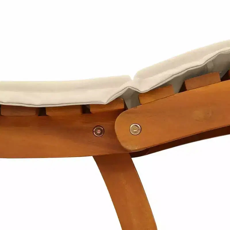 vidaXL Sun lounger21.65 x 72.44 x 25.20 in Solid Acacia Wood