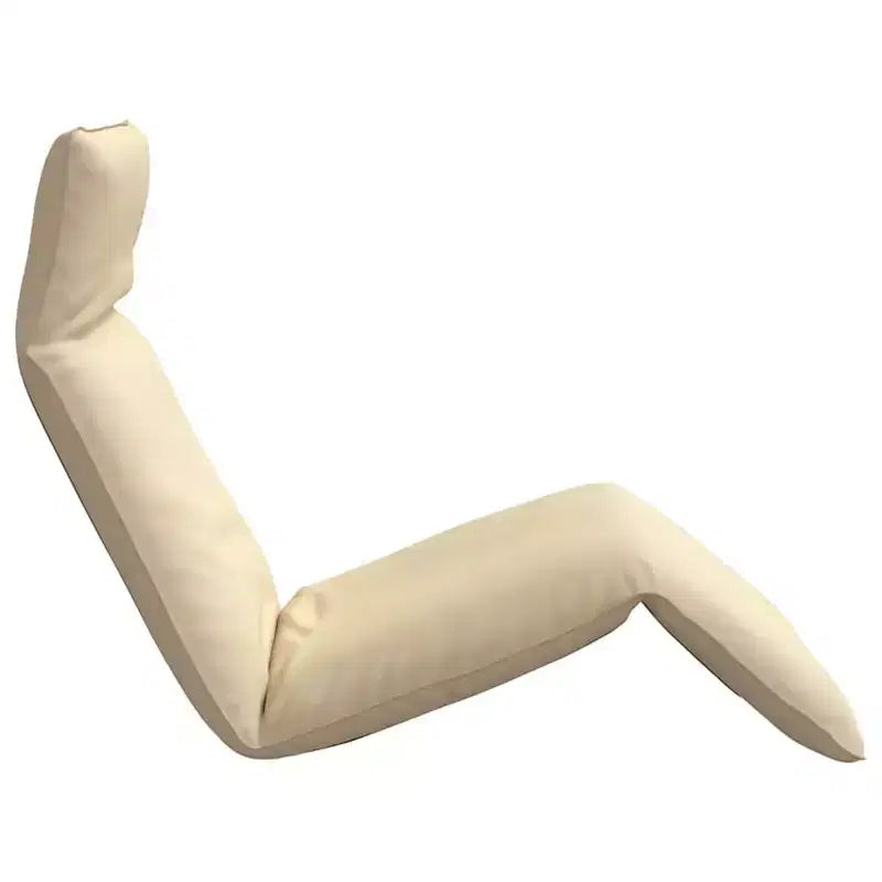vidaXL Sun Lounger Beige Oxford fabric 100% polyester, metal frame