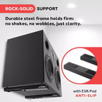Pyle Universal Wall Mount Soundbar Speaker Brackets - Black