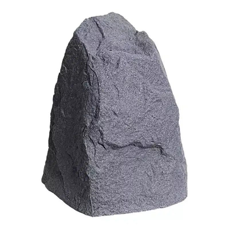 Algreen Receptacle Large Outdoor Rock Cover Decorative Lawn and Garden Landscape Accent to Hide Wires or Other Equipment, Warm Gray