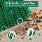 Extendable Long Handle Garden Leaf Broom Cleaning Tool for Leaves Grass & Debris for Lawn & Walkway