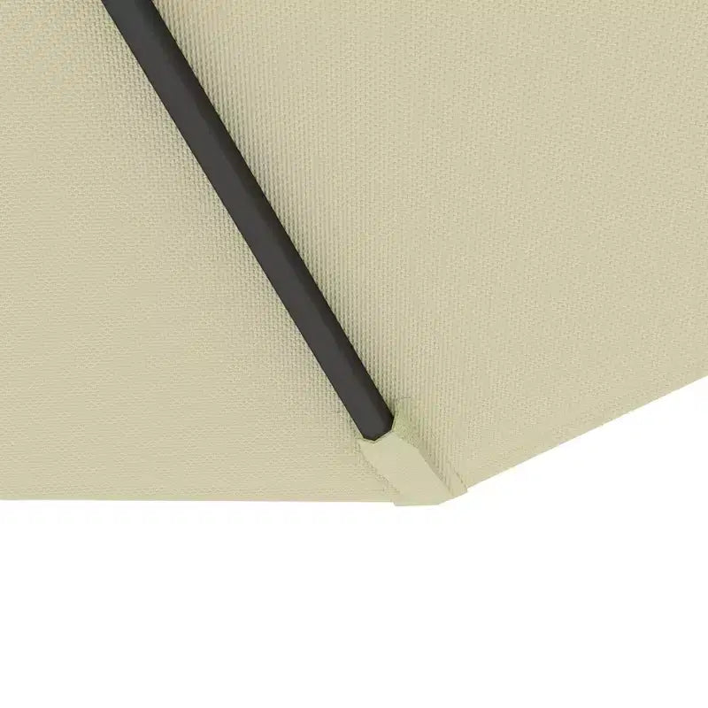 10' Cantilever Tilt Offset Patio Umbrella w/ UV & Water Safe Material & Cross Base (Weight Not Included)