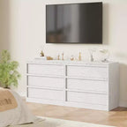 Modern Tall Dining Table, Versatile Furniture, Large Storage Space, Modern Dresser Organizer, for Dining Room, Living Room
