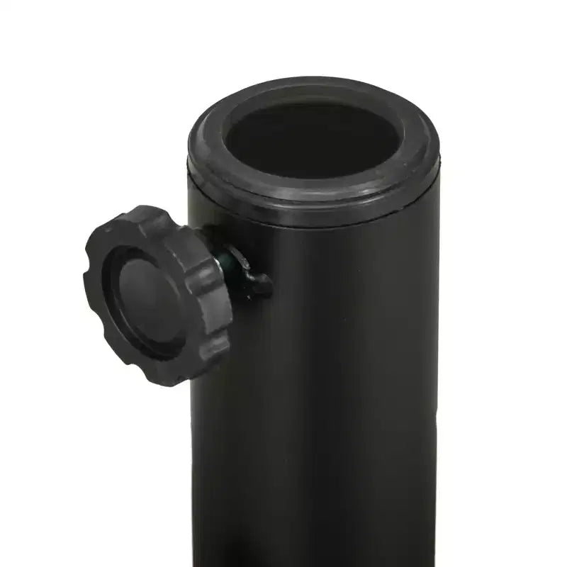 Umbrella Stand for 1.5 or 2 Umbrella Poles, Round Fillable Umbrella Base for Outdoor, Lawn, Deck.