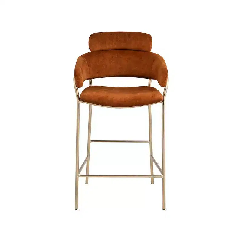 Meridian Furniture,Yara Velvet Counter Stool
