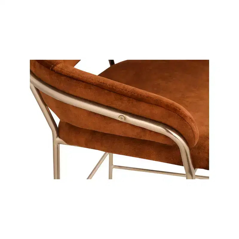 Meridian Furniture,Yara Velvet Counter Stool