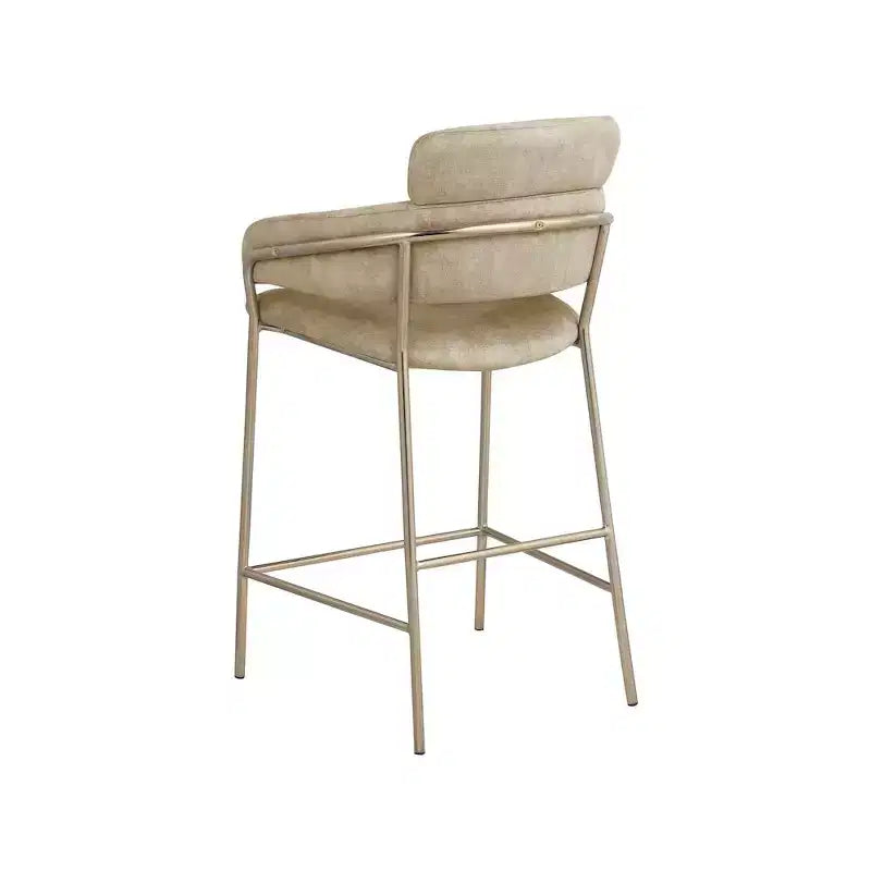 Meridian Furniture,Yara Velvet Counter Stool