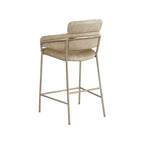 Meridian Furniture,Yara Velvet Counter Stool